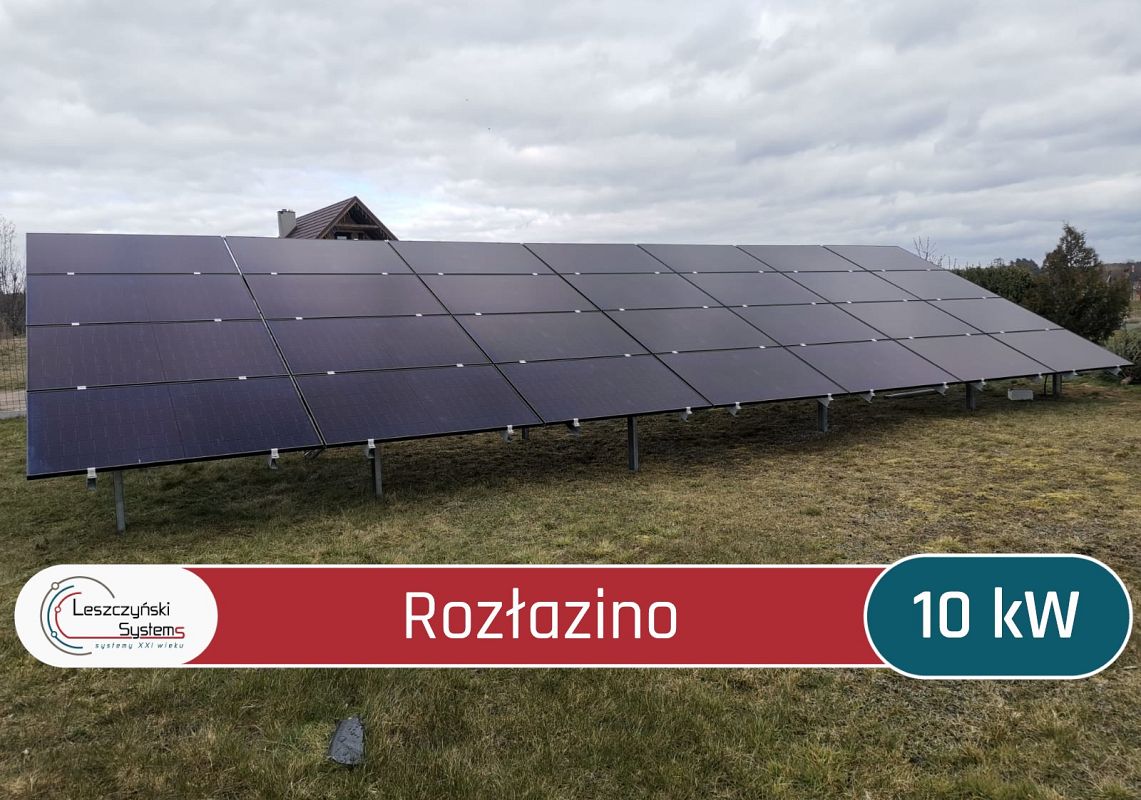 Rozłazino elektrownia słoneczna w gruncie fotowoltaika Lębork