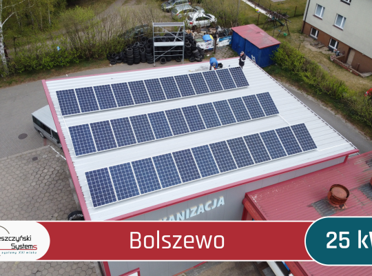 Bolszewo elektrownia słoneczna fotowoltaika lębork POMORSKIE